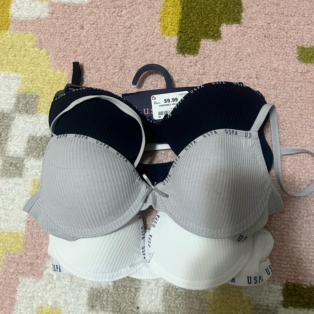 U.S. Polo Assn Bra Set